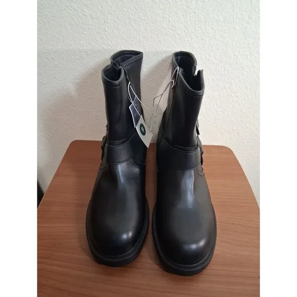 NWT Universal Thread Ankle Boots Memory Foam Fashion Black Sz 9 MSRP $39.99 - Picture 2 of 6